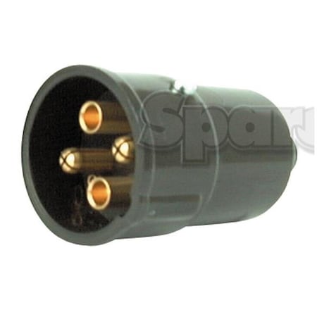 Aftermarket 4Pin Auxiliary Male Socket Plastic Fits Case Fits Ford E9NN14N150AA